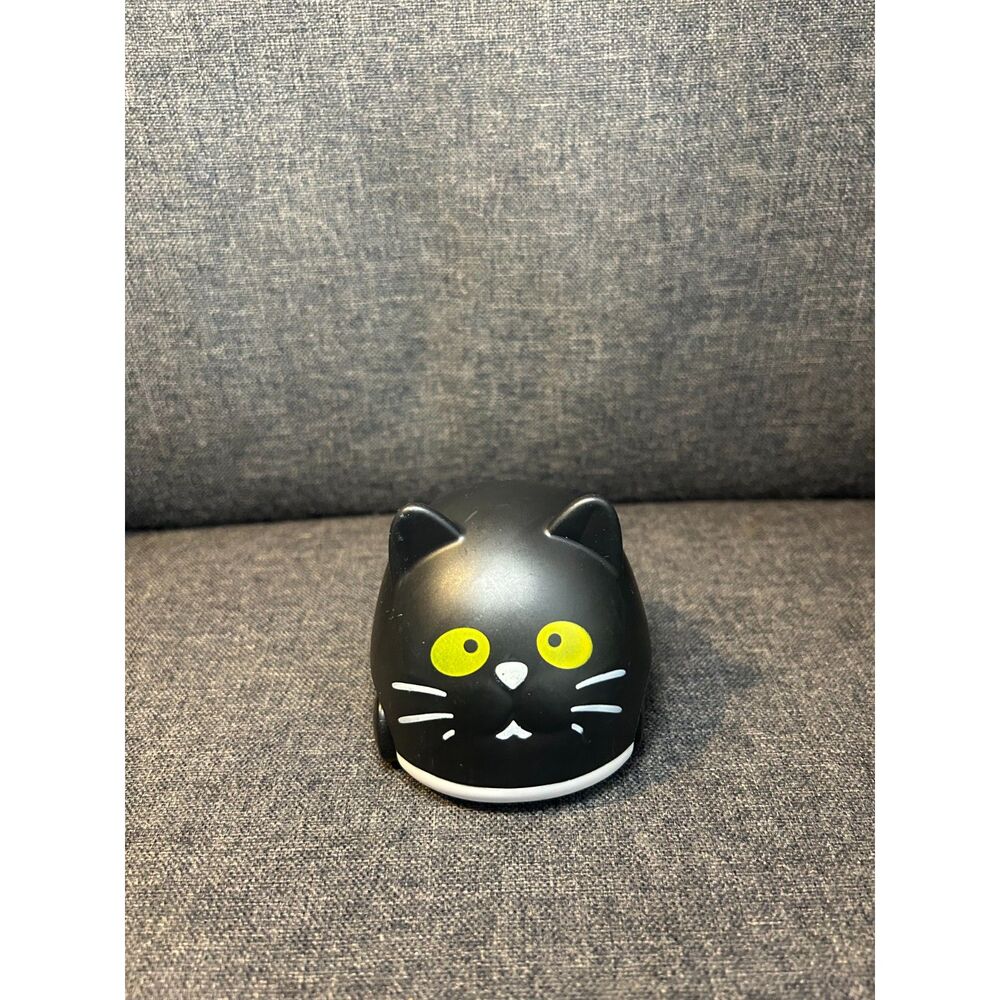 Big Time Toys Critter Cars Black Cat Motorized Rolling Toy - LED Light Up